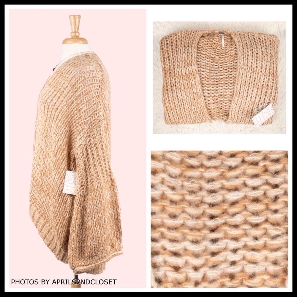 FREE PEOPLE BOHO CARDI LONG CARDIGAN A2C - Picture 5 of 16